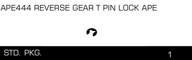 APE444 REVERSE GEAR T PIN LOCK APE